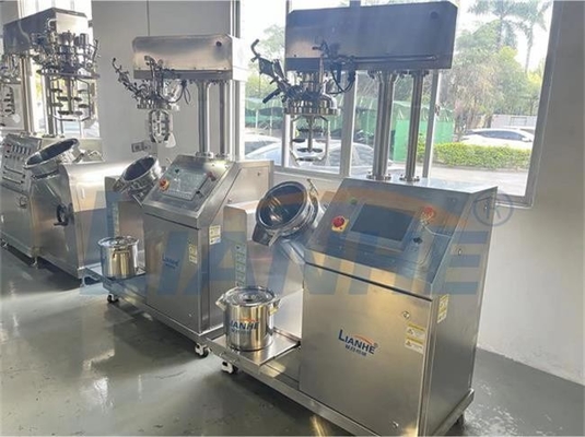 Hoge Scheerbeurtlaboratorium Emulgerende het Verwarmen Vacuüm de Emulgatortank van de Mixer5l 10L Homogenisator