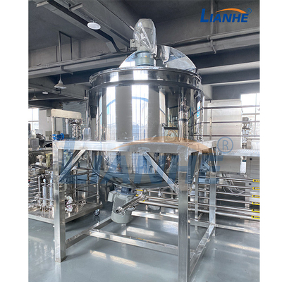 PLC van de de Handmondspoeling van de Controle Dagelijkse Chemische Homogenisator van de het Gellotion de Emulgatormixer