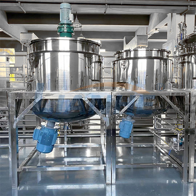 SUS316L hoge de Mixer van de Scheerbeurtemulgator Vloeibare Detergent het Maken Machine met het Verwarmen en Homogenisator