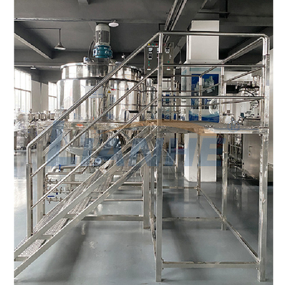 SUS316L hoge de Mixer van de Scheerbeurtemulgator Vloeibare Detergent het Maken Machine met het Verwarmen en Homogenisator