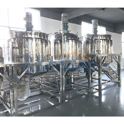 1500L bidirectionele het Mengen zich Vacuümemulgatormixer voor de Room van de Mayonaisezalf