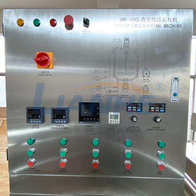 1000L de vaste Hoge Mixer die van de Scheerbeurt Vacuümemulgator Kosmetische Reactor verwarmen
