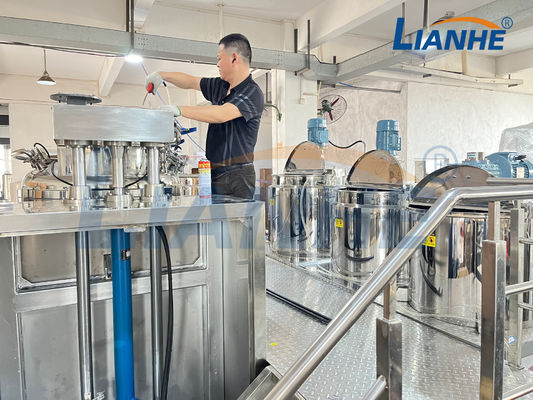 1000L het Poeder van de de Mixerautomaat van de tandpasta het Vacuümemulgator Mengen zich