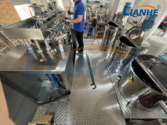 1000L het Poeder van de de Mixerautomaat van de tandpasta het Vacuümemulgator Mengen zich