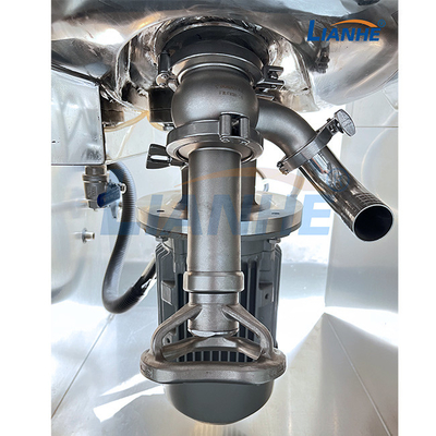 50L vacuümemulgatormixer Industriële het Mengen zich Tank met het Opheffende Systeem van Hydraylic