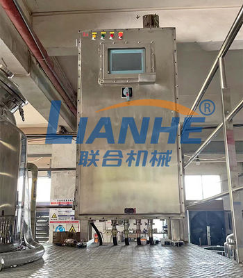 3000L vacuüm Emulgerende Mixer met de Kosmetische Room die van de Ladingscel Machine maken