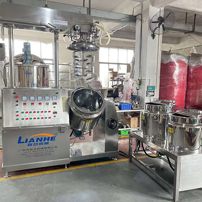 100L de kosmetische Vacuümzalf die van de het Lichaamslotion van de Homogenisatormixer Machine maken