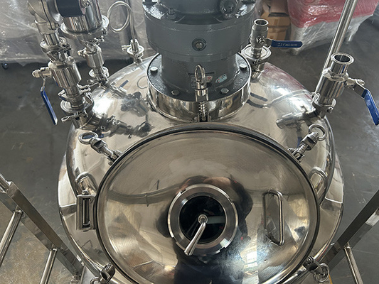 300L vacuümemulgator Mixer Aangepaste het Mengen zich en het Verwarmen Tank met Debietmeter