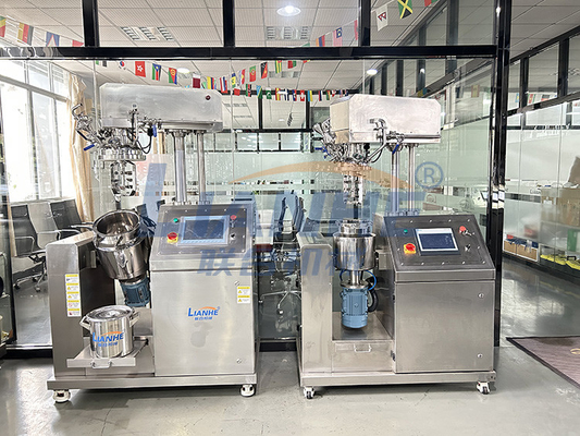 Kosmetische de Roomlotion die van 10L 20L tot Machine maken Vacuümemulsifiying-Mixermachine
