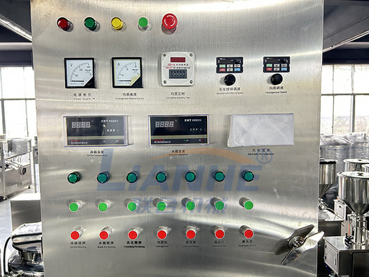 200L de hydraulische Opheffende Kosmetische Vacuüm Emulgerende Machine van de Homogenisatormixer