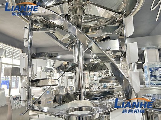 200L de hydraulische Opheffende Kosmetische Vacuüm Emulgerende Machine van de Homogenisatormixer