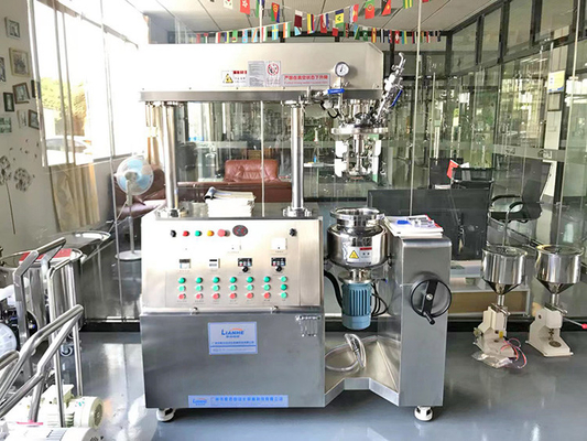 5L van de de Room de Vacuümemulgator van het hoge snelheidslaboratorium van de de Homogenisatorlotion Vacuümmixer