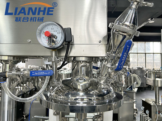5L van de de Room de Vacuümemulgator van het hoge snelheidslaboratorium van de de Homogenisatorlotion Vacuümmixer