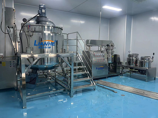 Van de de Shampoo de Homogene Mixer van de schoonheidsmiddelenproductielijn van de het Deegroom Emulgerende Machine