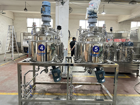 Vaste van de de Roommixer van de Type Vacuümhomogenisator Kosmetische de Lotionzalf het Mengen zich Machine