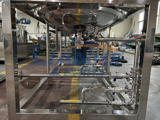 Vaste van de de Roommixer van de Type Vacuümhomogenisator Kosmetische de Lotionzalf het Mengen zich Machine