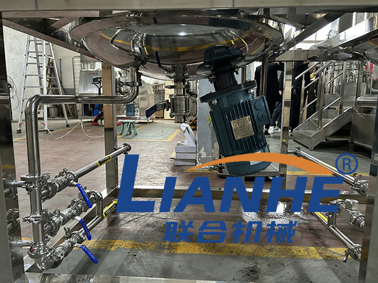 Vaste van de de Roommixer van de Type Vacuümhomogenisator Kosmetische de Lotionzalf het Mengen zich Machine