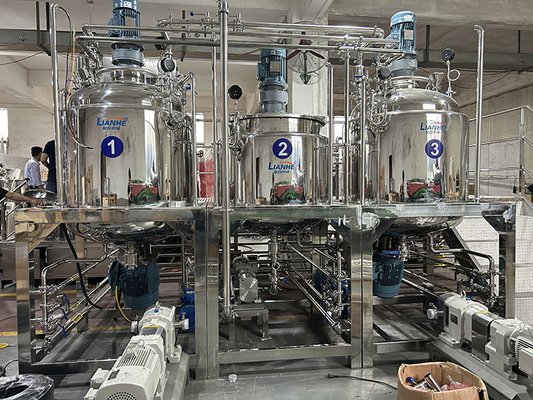 Hoge Scheerbeurt die Vacuüm de Lotion Emulgerende Machine homogeniseren van de Emulgatormixer