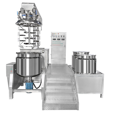 De Room van 5.5KW SUS304 Kosmetische het Mengen zich Machine, Duurzame Vacuümmixerhomogenisator