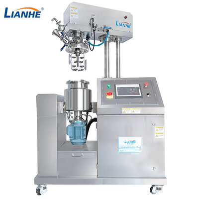 PLC 5L Lichaamscrème die Machine, Stoom maken die Vacuüm Emulgerende Mixer verwarmen