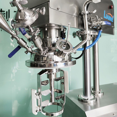 PLC 5L Lichaamscrème die Machine, Stoom maken die Vacuüm Emulgerende Mixer verwarmen