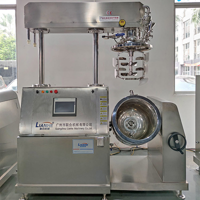 Kleine Stabiele Vacuüm de Emulgatormixer van SUS304 met Bodemhomogenisator