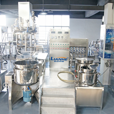 De dubbele Machine van de de Emulgatormixer van de Scheerbeurtroom Vacuüm 120 Graadplc Controle