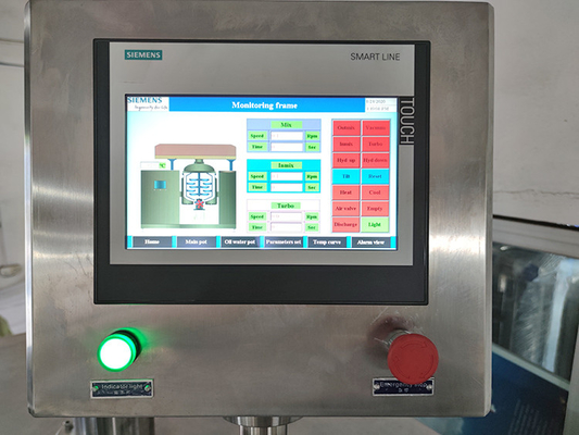 1 Ton Double Cylinder Vacuum Emulsifier-de Hydraulische Lift van de Mixermachine