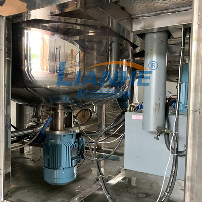TUV Hoge Mixer 1 van de Viscositeits Vacuümemulgator Ton Electric Heating