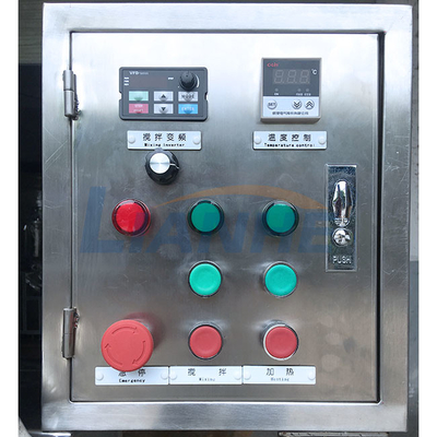 Van de het Desinfecterende middelhomogenisator van 1.5KW 200L de Emulgatormixer Bekleed Verwarmen