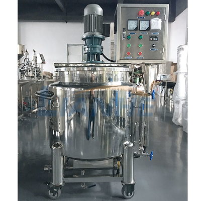 Vacuüm de Mixerhomogenisator van 100L ABB, Stoomdishwashing Vloeibare het Maken Machine