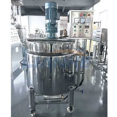 Vacuüm de Mixerhomogenisator van 100L ABB, Stoomdishwashing Vloeibare het Maken Machine