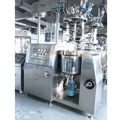 3600r/Min Vacuum Emulsifying Machine, de Mixermachine van de 45 Graad Kosmetische Room