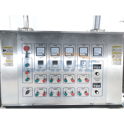 3600r/Min Vacuum Emulsifying Machine, de Mixermachine van de 45 Graad Kosmetische Room