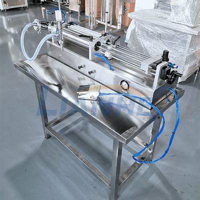 Semi Automatische Vloeibare het Vullen Machine0.6-0.8mpa Horizontale Duurzaam