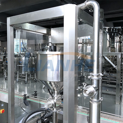 ISO-Dishwashing Vloeibare Vullende Machinesus316l Materiële PLC Controle