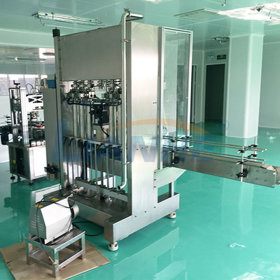SUS304 shampoo Automatische Lotion het Vullen Machine 6 Roestvrije Pijpen