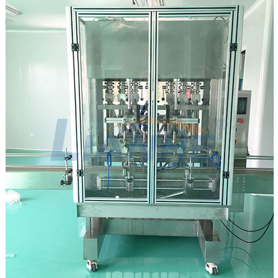 SUS304 shampoo Automatische Lotion het Vullen Machine 6 Roestvrije Pijpen