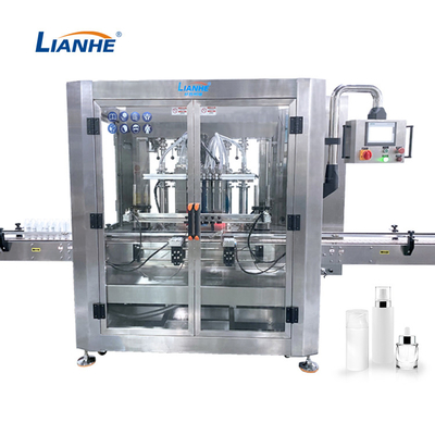 SUS304 shampoo Automatische Lotion het Vullen Machine 6 Roestvrije Pijpen