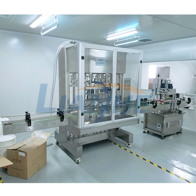 30-60 flessen Min Shampoo Bottle Filler, Machine van het de Zeepflessenvullen van SUS316L de Vloeibare