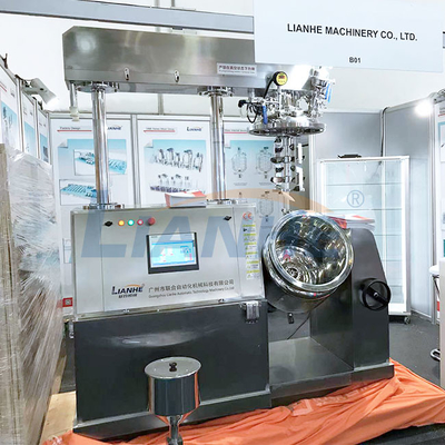 100L vacuüm Hoog Roestvrij Mixer Hydraulisch Opheffend Type van de Scheerbeurtemulgator