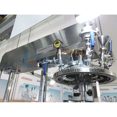 100L vacuüm Hoog Roestvrij Mixer Hydraulisch Opheffend Type van de Scheerbeurtemulgator