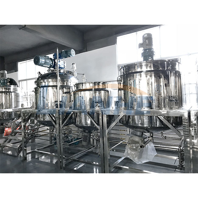 De vaste Ketchup die van de Typetomaat Machine, de Vacuüm Emulgerende Mixer van 1000L maken