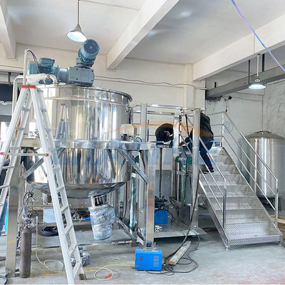 SUS316 van de de Emulgatorshampoo van de room Hoge Scheerbeurt het Veredelingsmiddelmixer 3000L met Jasje 2