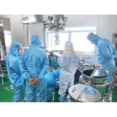 50L vacuüm Hoge de Mixerplc van de Scheerbeurtemulgator Controle voor Ijswater het Koelen