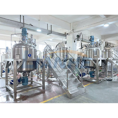 1000L de kosmetische van de de Shampoo Vacuümemulgator van de Mixerroom Lotion die van het de Scheerbeurtlichaam Hoge Tank mengen
