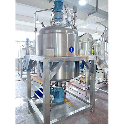 1000L de kosmetische van de de Shampoo Vacuümemulgator van de Mixerroom Lotion die van het de Scheerbeurtlichaam Hoge Tank mengen