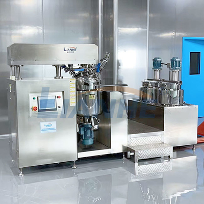 De elektrische 50L-PLC Hoge Mixer van de Scheerbeurtemulgator voor Roomhomogenisator